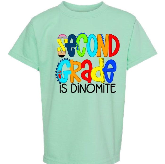 Back to School Dino Grade Tee