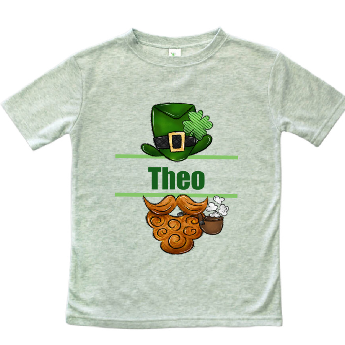 St. Patricks Day Name Tees Personalized | Sizes 2T-10Y