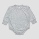 3-6M Gray-Bubble-Long Sleeve Personalized Vacation Character Baby Tee or Bubble | 27 Characters