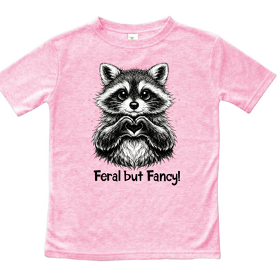 Feral but Fancy Racoon Tee Graphic