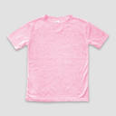 2T Pink-Unisex-Short Sleeve Personalized Alphabet Soup Toddler Tee