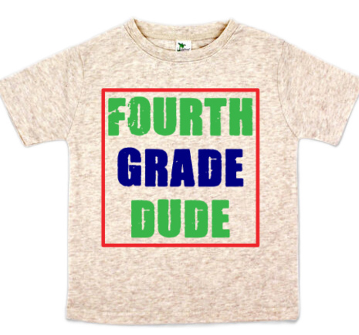 DUDE Grade Tee Back to School 
