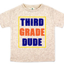  DUDE Grade Tee Back to School 