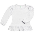 2T White-Puff-Long Sleeve Personalized Alphabet Soup Toddler Tee