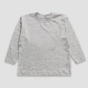 2T Gray-Unisex-Long Sleeve Personalized Alphabet Soup Toddler Tee