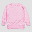 2T Pink-Unisex-Long Sleeve Personalized Alphabet Soup Toddler Tee