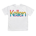 6 White-Short Sleeve Turkey Name Tee Kids | 4 Designs