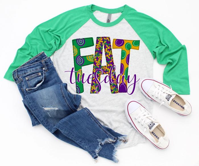 MARDI GRAS Raglan Tee | Toddler and Kids | 13 Designs