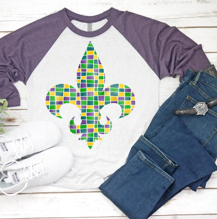 MARDI GRAS Raglan Tee | Toddler and Kids | 13 Designs