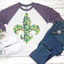  MARDI GRAS Raglan Tee | Toddler and Kids | 13 Designs
