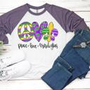  MARDI GRAS Raglan Tee | Toddler and Kids | 13 Designs