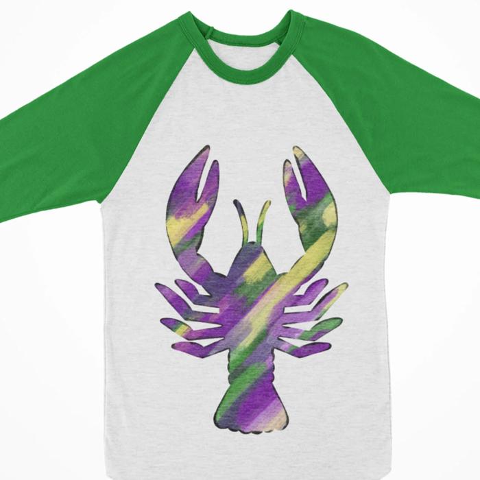 MARDI GRAS Raglan Tee | Toddler and Kids | 13 Designs