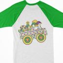  MARDI GRAS Raglan Tee | Toddler and Kids | 13 Designs