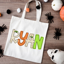  Monster Mash Personalized Halloween Trick or Treat Bag | 11 Alpha Options