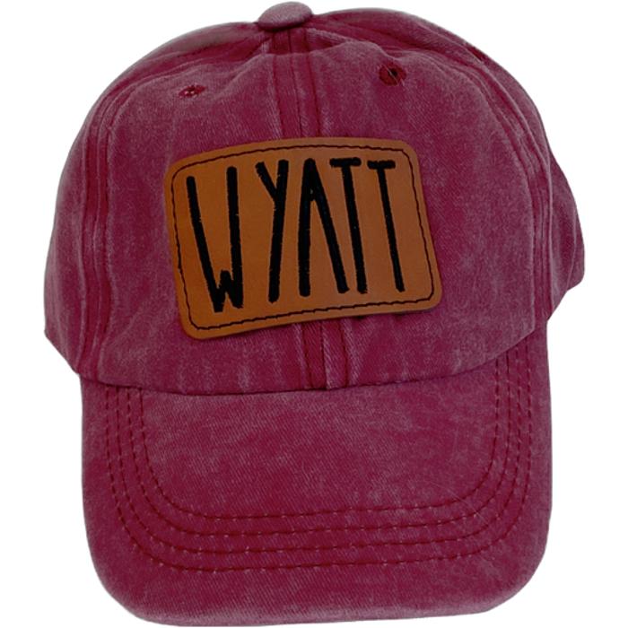 Kids Name Patch Cap