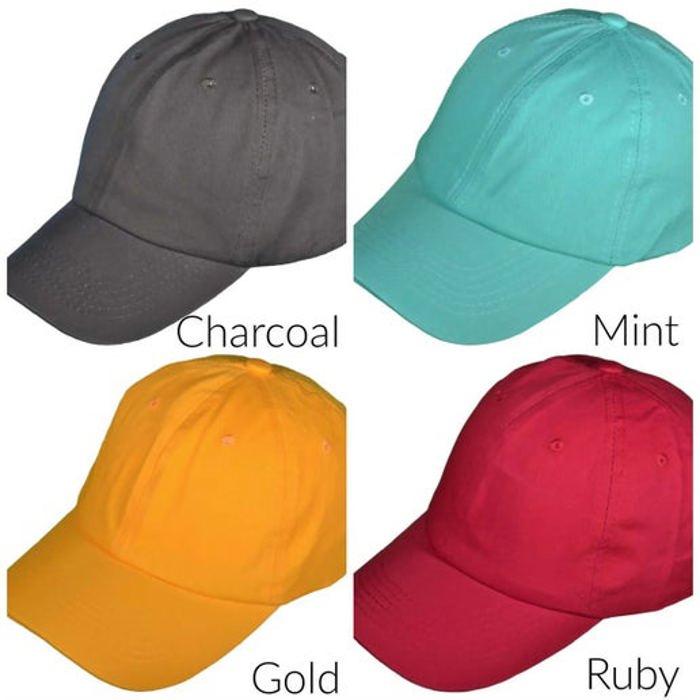Adult Name Patch Cap