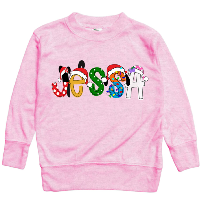 Holiday Character Name Tee Christmas Vacation  | 6 Designs | Sizes 2T-10Y