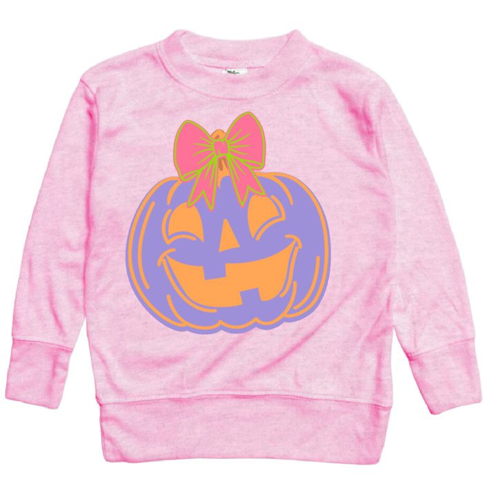 Jack O Lantern with Bow Tee Halloween