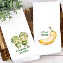  Fruits and Veggies Kitchen Towel Humorous | 2/$30| 10 Designs