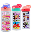  Personalized Vacation Character Water Bottle | 27 Characters