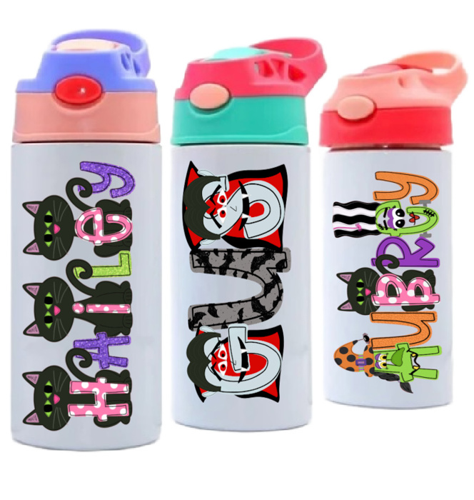 Halloween Monster Mash Water Bottle | 11 Apha Options