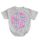  Preppy Monogram Baby Bubble Personalized
