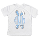  Easter Monogram Bunny Personalized Tee | Sizes 2T-10