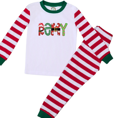 Holiday Personalized Pajamas | 8 Christmas Themes | Sizes 2T-6Y
