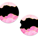  Car Coaster - Pink Agate