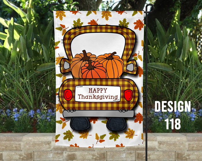 Fall Themed Garden Flags