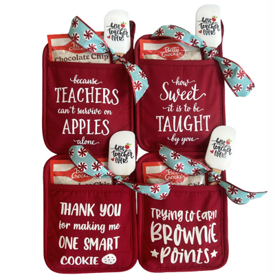 Teacher Potholder with option to add a Spatula