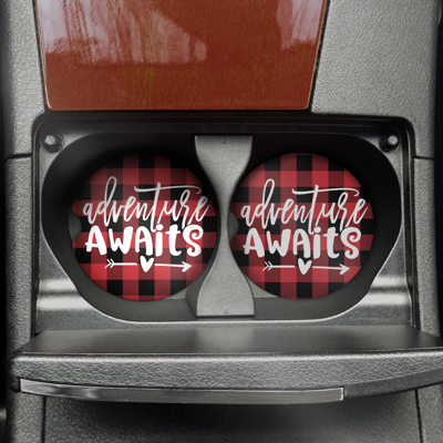 Car Coasters - Adventure Awaits