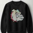 Crewneck Sweatshirt - Sequin Bulldog 