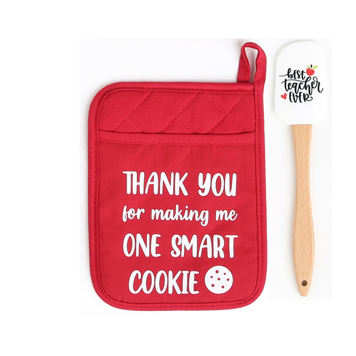 Teacher Potholder with option to add a Spatula