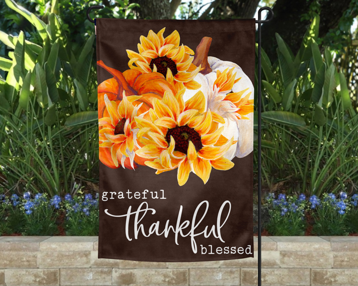 Fall Themed Garden Flags