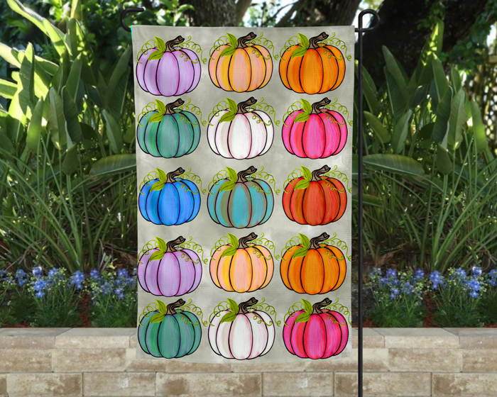 Fall Themed Garden Flags