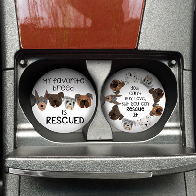 Car Coasters - Favorite Breed Rescued