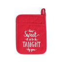 How Sweet it is to be Taught by You Potholder Only Teacher Potholder with option to add a Spatula
