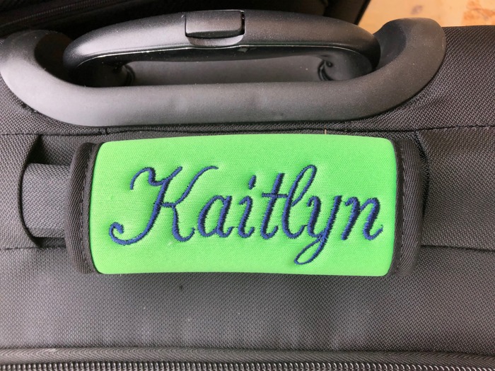 Personalized Luggage Handle Wrap - Many Colors!  FREE Shipping!