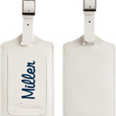  Personalized Leather Luggage Tag - FREE Shipping