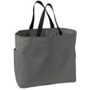Charcoal Gray Personalized Essential Tote Bag