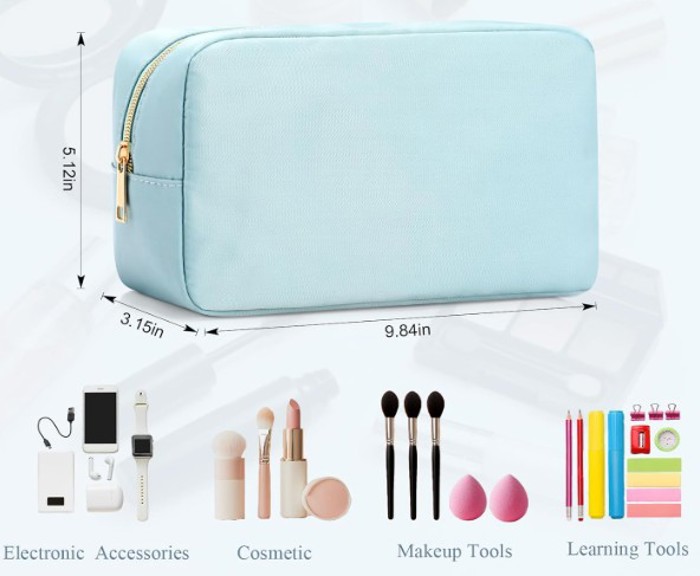 Deluxe Personalized Cosmetic Organizer Makeup or Mahjong Bag - Great Gift!