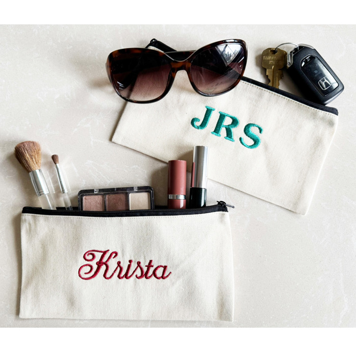 Personalized Pencil / Accessory Bag - Many Styles! FREE Shipping