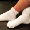  Personalized Little Girl Ruffle Top Socks