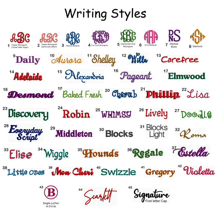 Personalized Pencil / Accessory Bag - Many Styles! FREE Shipping