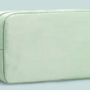 SAGE GREEN Deluxe Personalized Cosmetic Organizer Makeup or Mahjong Bag - Great Gift!