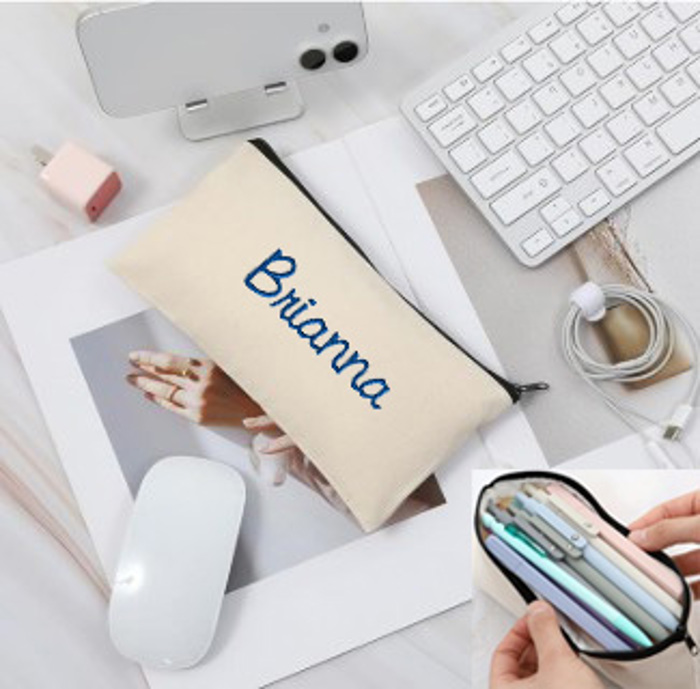 Personalized Pencil / Accessory Bag - Many Styles! FREE Shipping