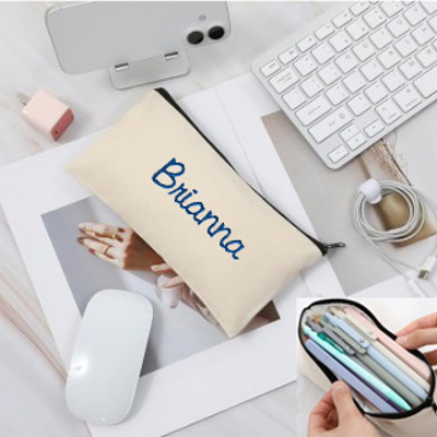 Personalized Pencil / Accessory Bag - Many Styles! FREE Shipping