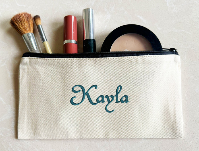 Personalized Pencil / Accessory Bag - Many Styles! FREE Shipping