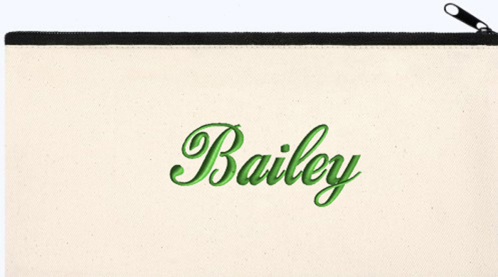 Personalized Pencil / Accessory Bag - Many Styles! FREE Shipping